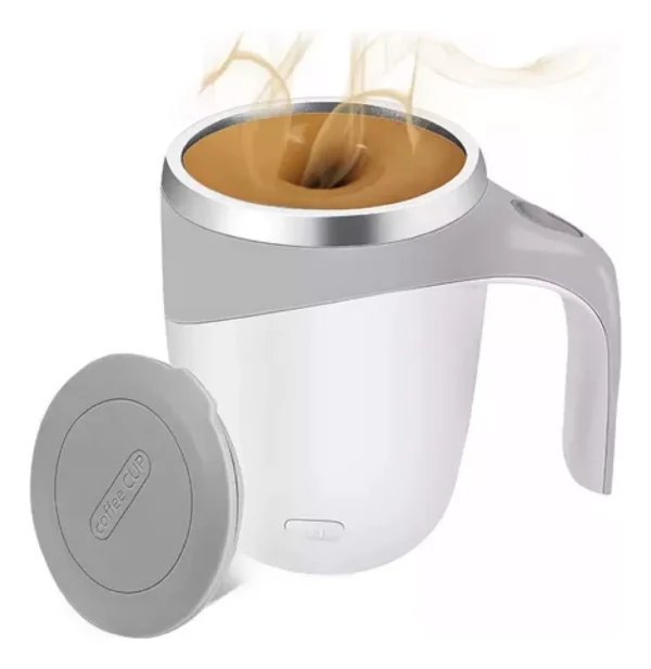 Taza Mug Mezclador Automatico Magnetico En Acero Inoxidable