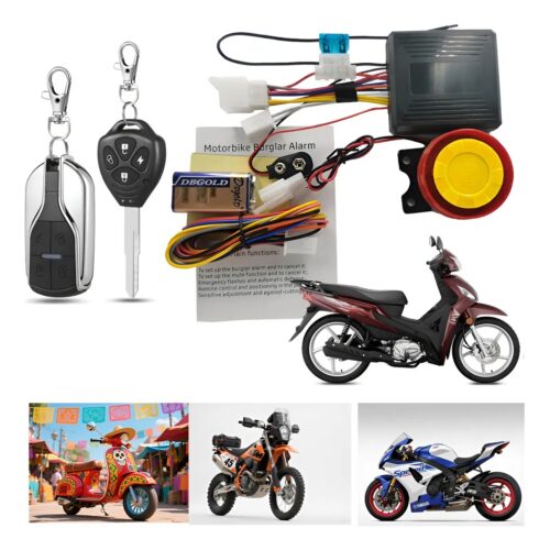 productImage-1772910974420.jpeg Alarma Antirrobo para Moto con Bloqueo de Arranque — Protege tu moto 24/7