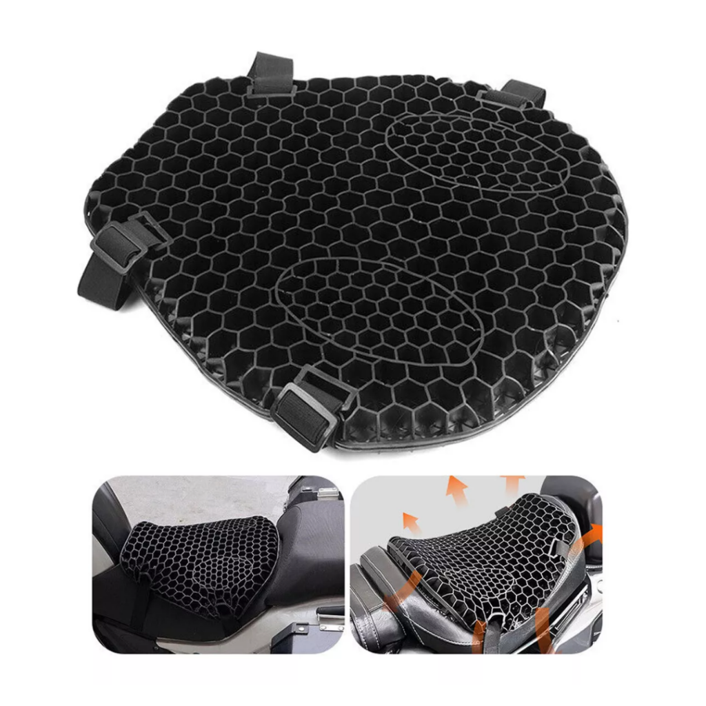 Cojin asiento moto gel siliconado