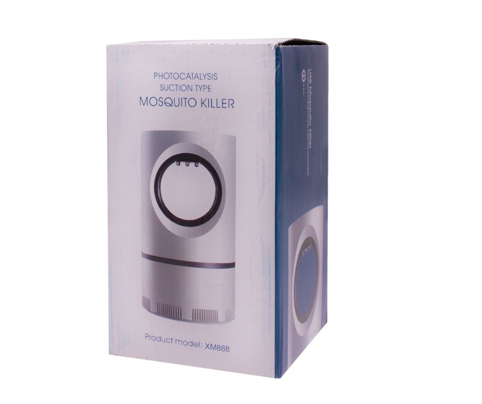 LAMPARA MATA MOSQUITOS UV 17CM USB BLANC